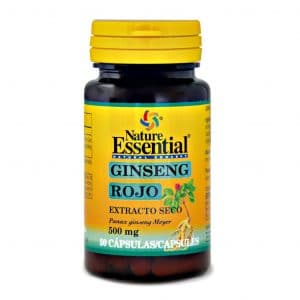 Ginseng Rojo / 500 mg / 50 Cápsulas / Nature Essential.(30/08/28)
