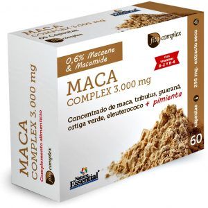 Maca Complex / 3.000 mg / 60 Cápsulas / Nature Essential. (30/07/27).