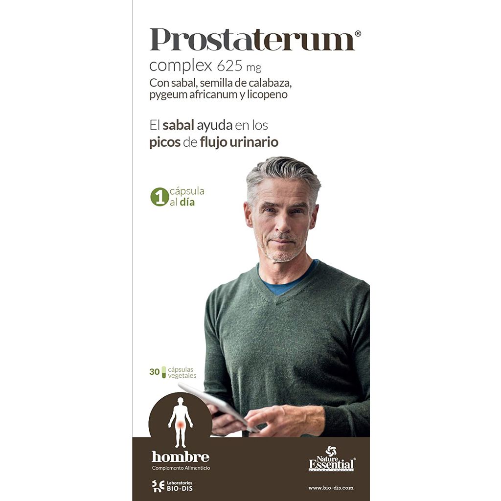 Prostaterum Complex / 625 mg / 30 Cápsulas / Nature Essential.(30/06/28) - Imagen 2