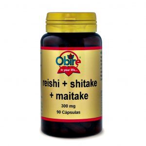 #REISHI #SHITAKE #MAITAKE #obire #mascuidarse #más cuidarse, 300 MG. 90 CÁPSULAS