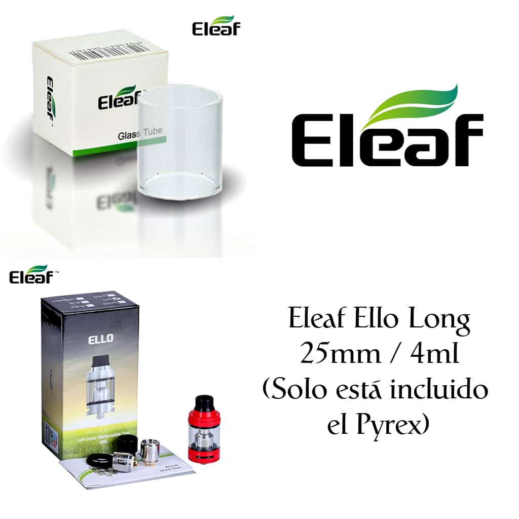 Eleaf Ello Long - 25mm - 4ml (recto)