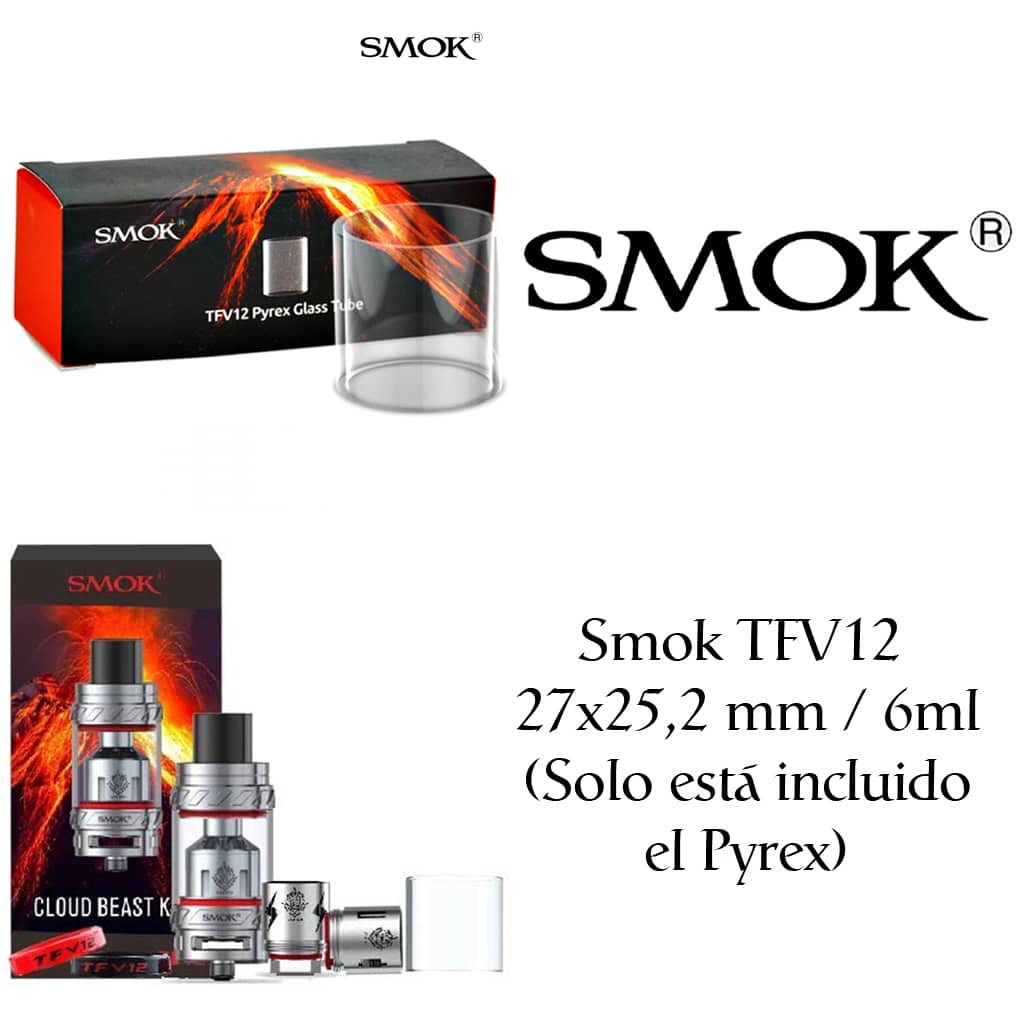 Smok TFV12 - 27x25,2 mm - 6ml (recto)