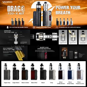 Kit Drag 3 TPP-X 177W VooPoo