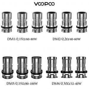 Resistencias VooPoo DM1, DM2, DM3, DM4