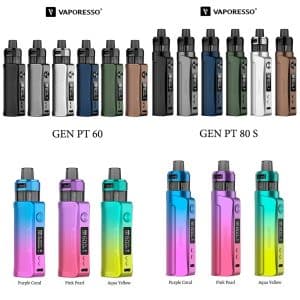Portada Vaporesso Gen PT60 PT80 S nuevos colores