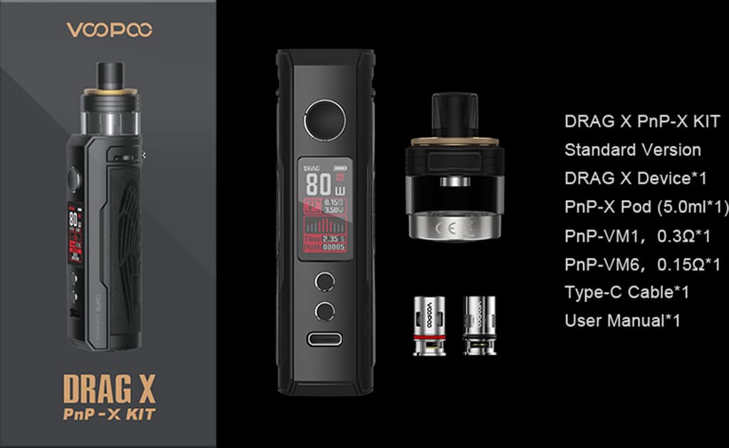 Contenido Kit Drag X PnP-X-Kit