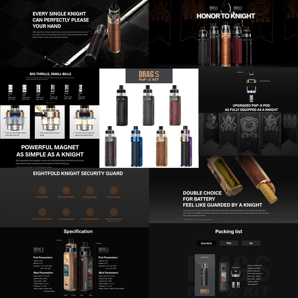 Descripción Drag S PnP-X-Kit