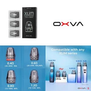 Pack 3 cartuchos Oxva Xlim V3